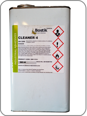 Latex Repair Bostik Solvent Cleaner No4