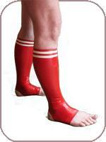 latex rubber football sock 