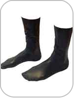 Latex Rubber Socks   Black 330400