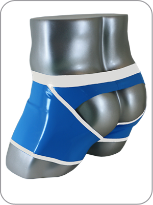 Mens Latex Rubber Dare Shorts  ( Latex Kurze Hosen)