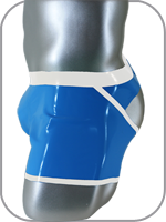 latex rubber boy shorts 