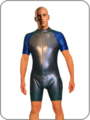 Latex Rubber Predator Surf Suit Latex Shortanzug