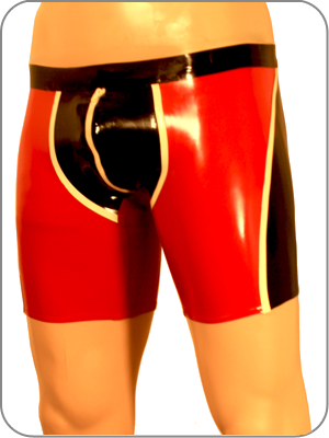 Mens Latex Rubber Cycle Shorts Enigma  ( Latex Radhose)