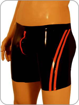 Mens Latex Rubber Cycle Shorts Halo  ( Latex Radhose)