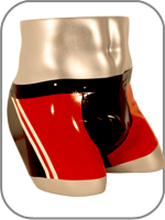 latex rubber boxer shorts racer 