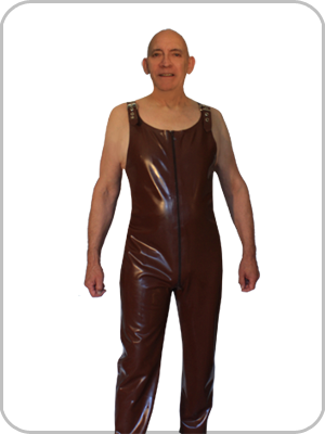 Mens Rubber Dungarees