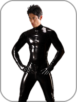 Rubber Catsuit Front Entry