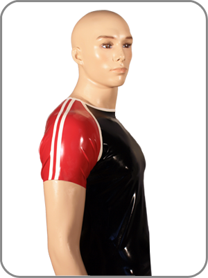 Raglan Sleeve  Mens Syncro T Shirt (Latex Raglan Schnitt Shirt) 