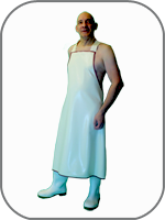 latex rubber   butchers apron 