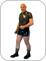 latex rubber  Polo shirt 