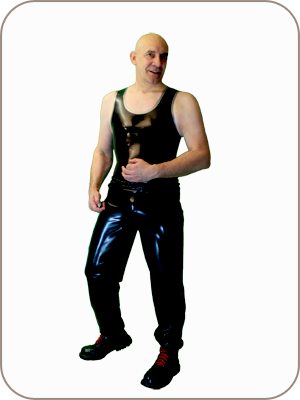 Rubber Jogging Bottoms (LatexTraingingshose Lang )