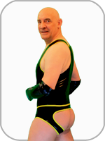 latex rubber  sprite vest singlet 