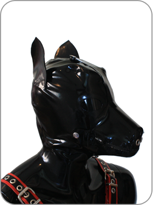 Puppy  Rubber Hood 