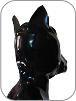 rubber puppy hood  