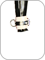 Ankle Restraint Rubber Blk/White