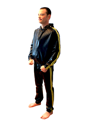 Mens Rubber Jogging Suit (Latex Trainingsanzug)