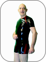 latex rubber  Raglan T shirt 