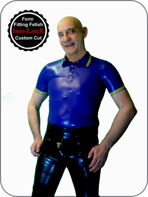 Mens Rubber Sailor Jeans (Latex Zimmermannshose)