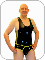 Rubber Singlet Sprint Latex Trgershirt