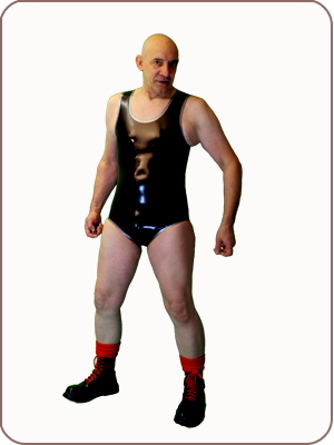 Mens Latex  Rubber Unitard  Body  ( Herren Latex Bodies)