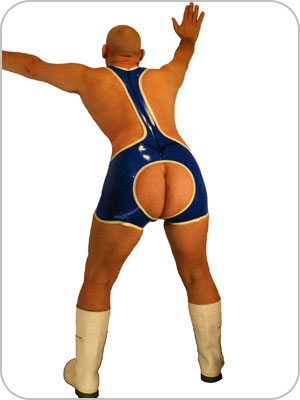 Rubber Wrestling Body Backless (Wrestlerbody mit schmalen Trägern offen hinten)