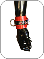 Wrist Restraint Rubber Blk/Red