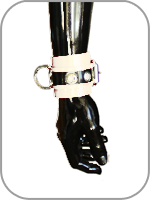 Wrist Restraint Rubber Blk/White