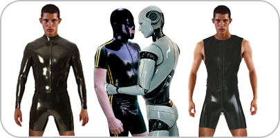 Rubber Surf SuitLatex Shortanzug