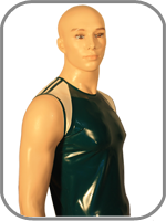 Rubber Tank Top Hunter  Latex Hemden