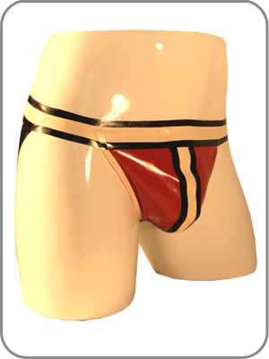   Mens Rubber Venom Jock